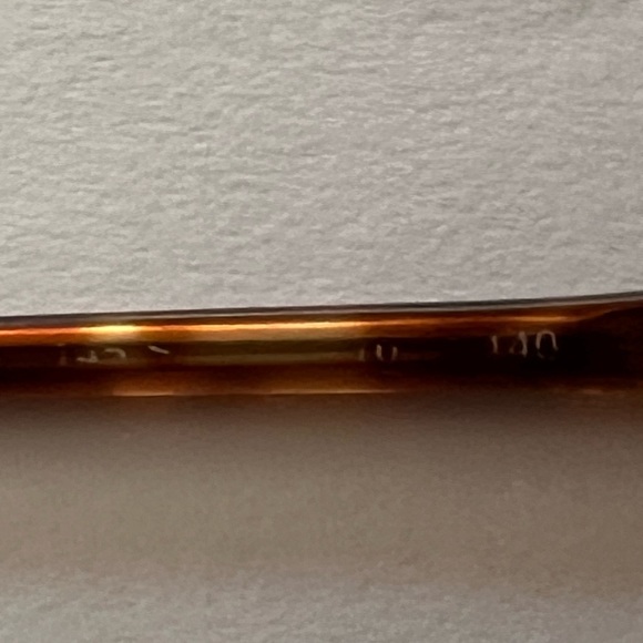 Giorgio Armani wire rim & tortoise shell frames w/glass case - Picture 15 of 17